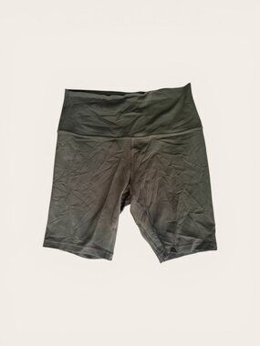 Lululemon Dark Olive Align High Rise 8" Shorts- Size 8